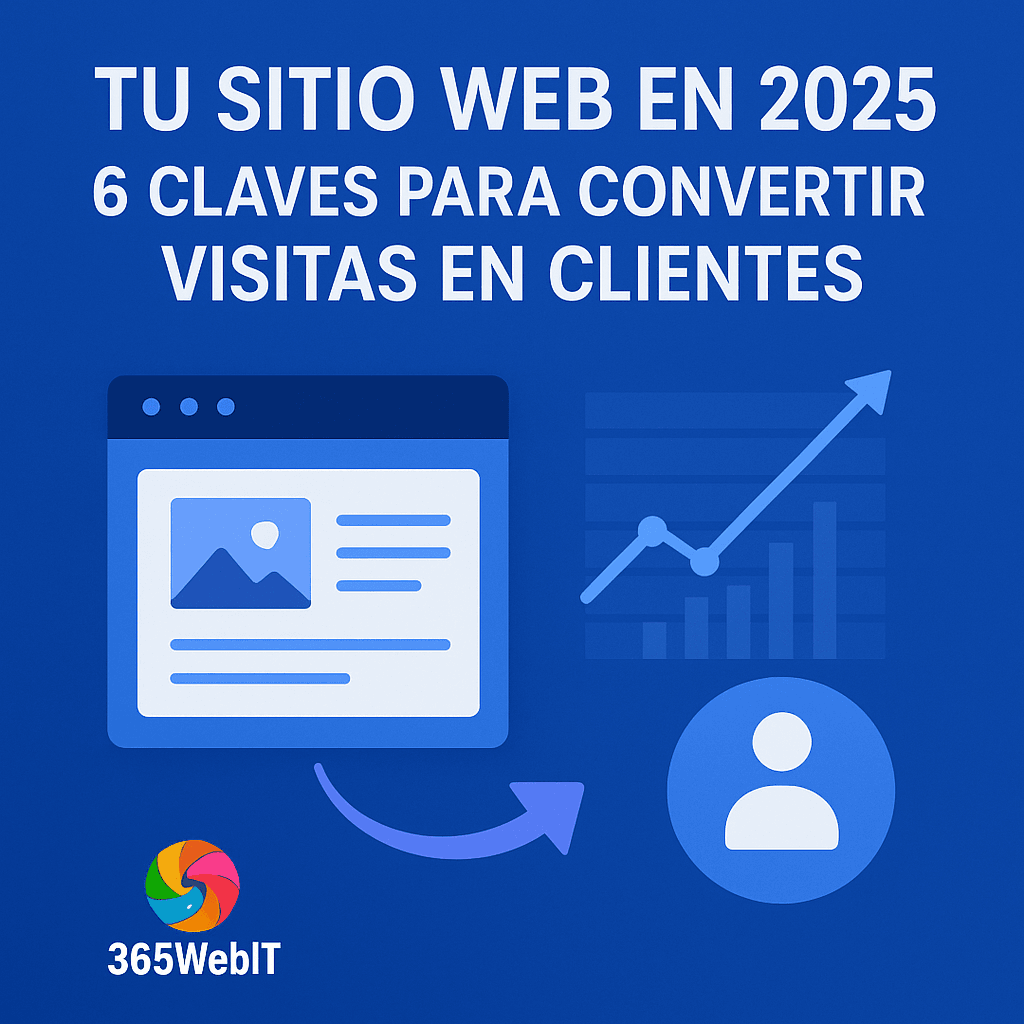 Lee más sobre el artículo Tu sitio web en 2025: 6 claves para convertir visitas en clientes