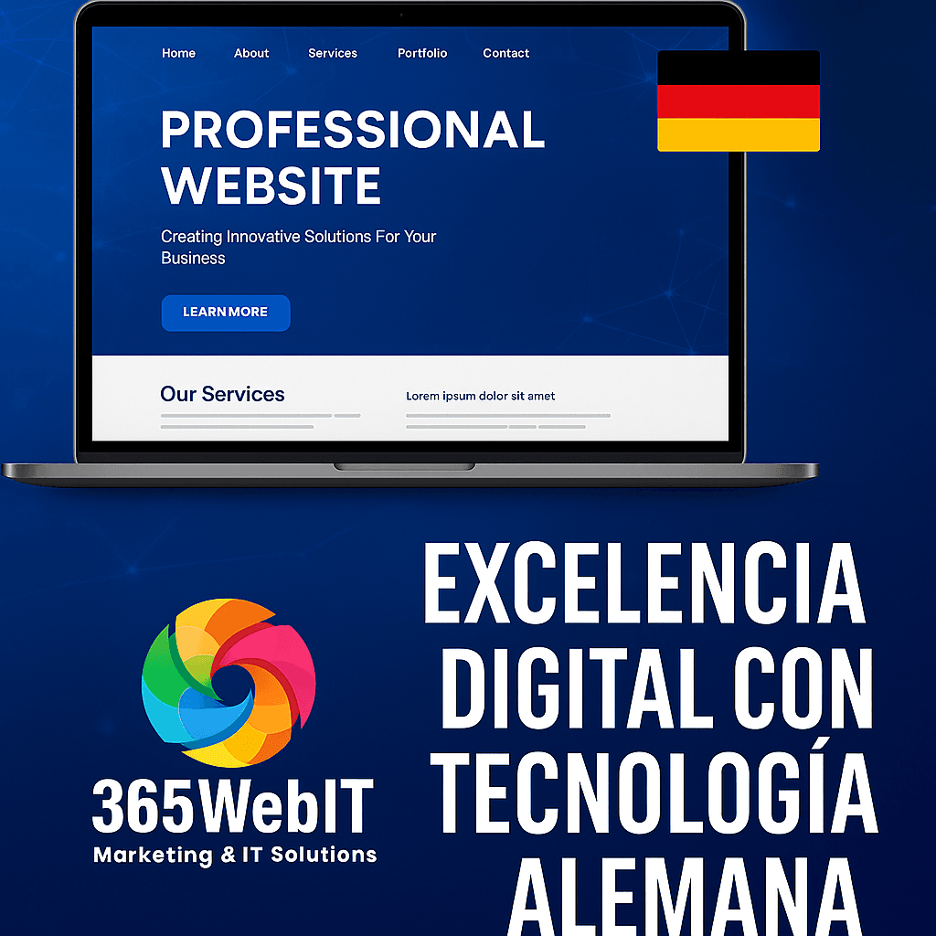 Lee más sobre el artículo 365WebIT: Liderazgo Digital con Tecnología y Know-How Alemán de Élite
